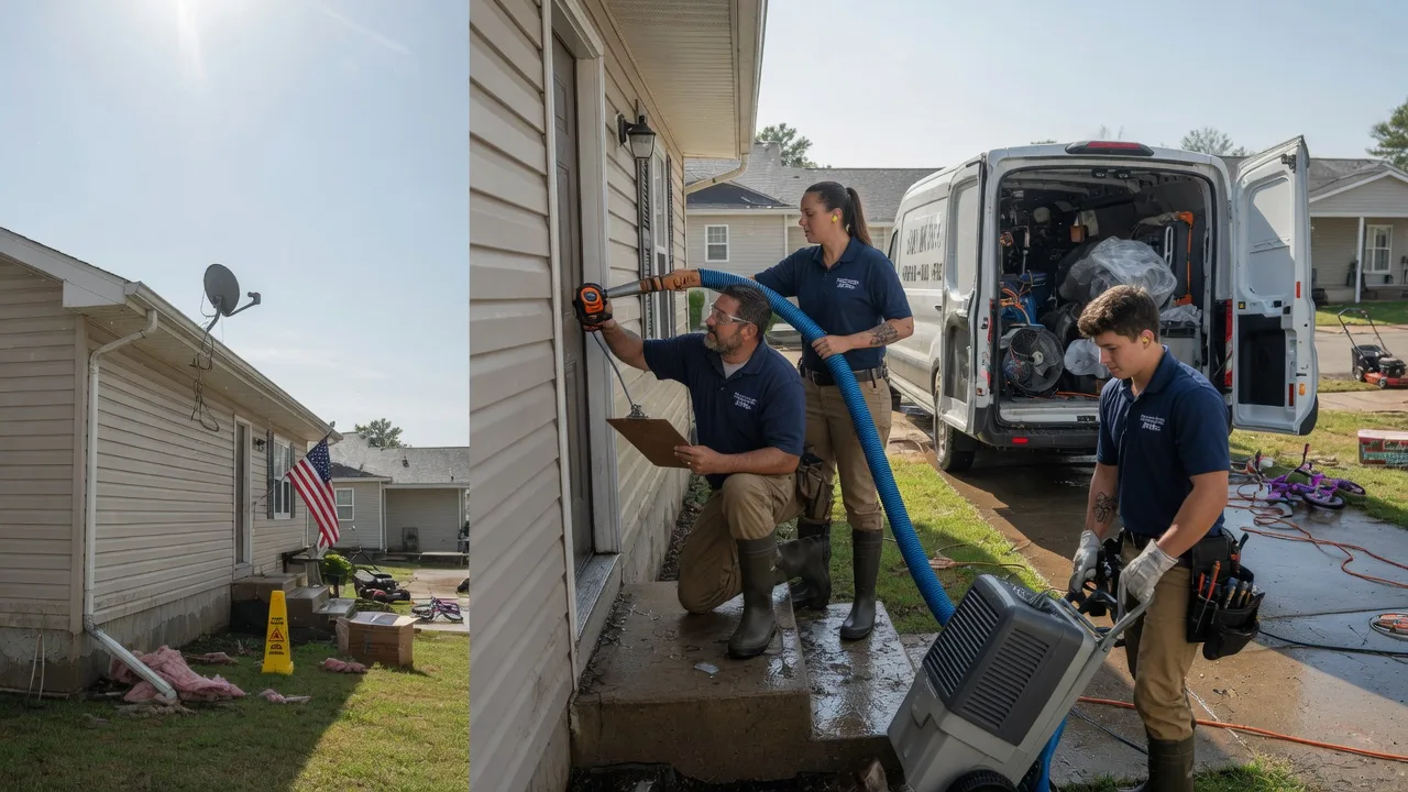 Ceiling Water Damage Restoration in Ellsworth, WI near me